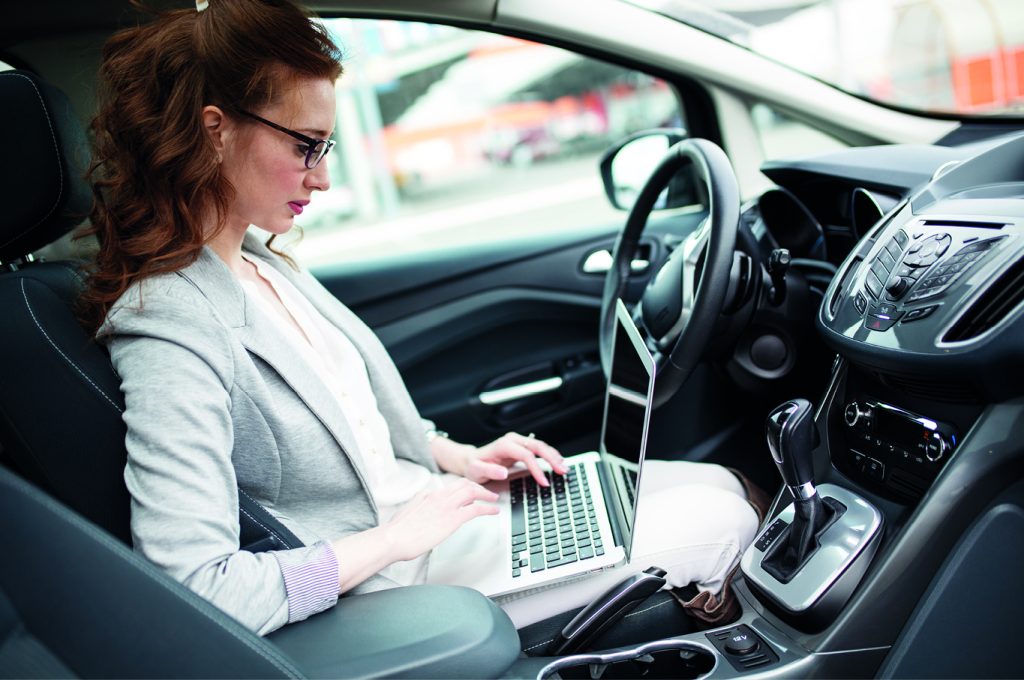 Selbstständigkeit Detail Firmenauto 